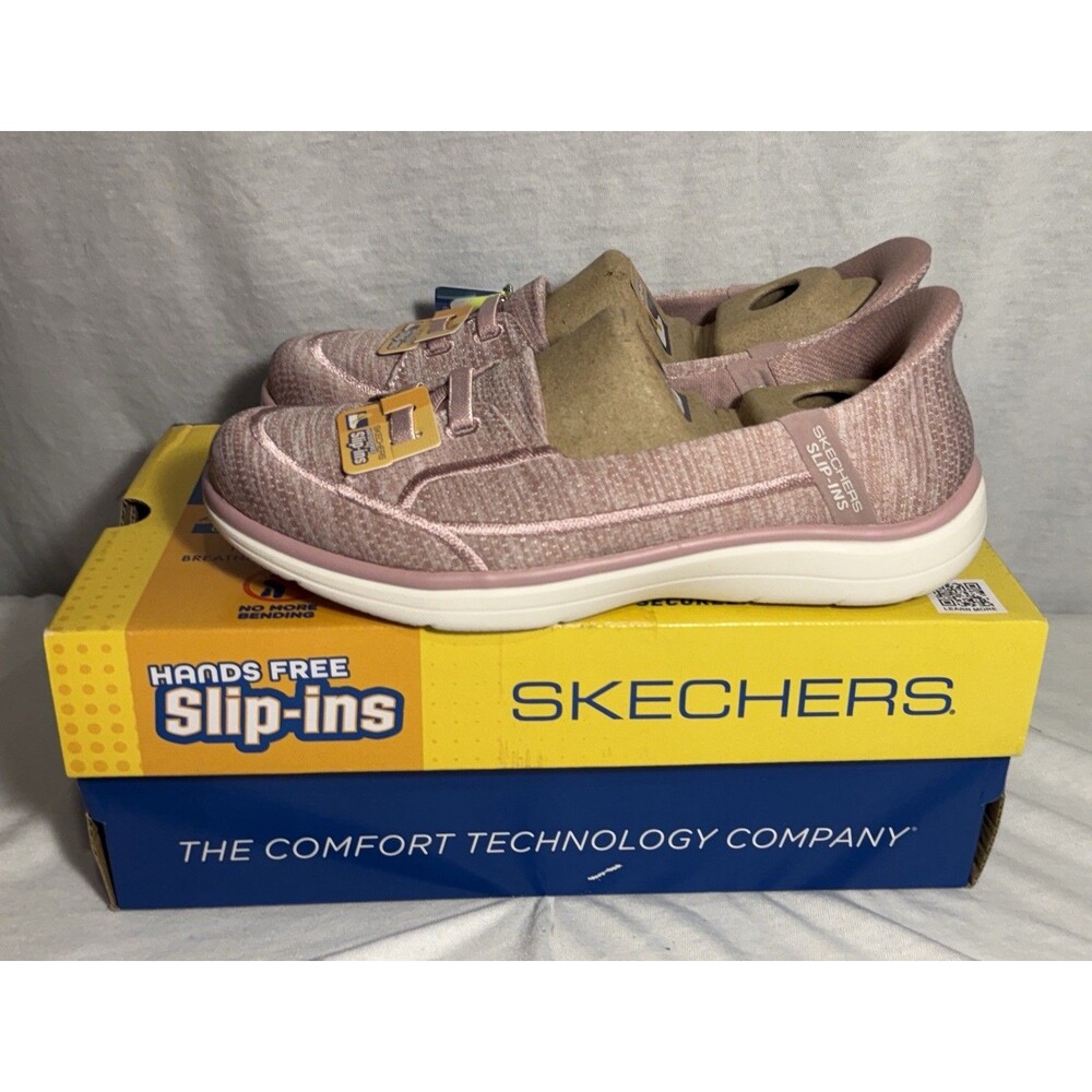 NEW NIB Skechers Womens Slip-Ins On-The-Go Flex Radiant Pink Shoes Size 5.5
